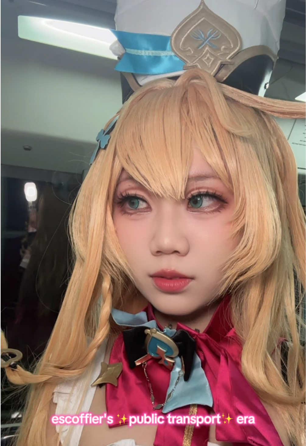 just giant ahoge things  escoffier: meeeee cr: xhs ID 947125051 . . . #escoffier #GenshinImpact #genshincosplay #cosplay #fyp