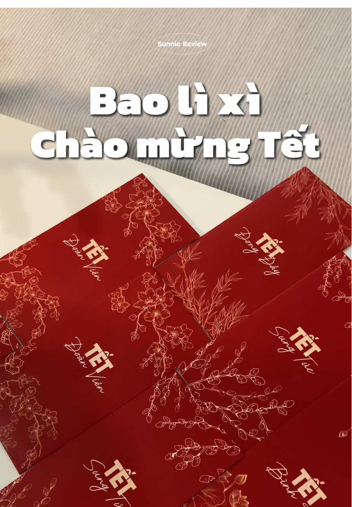 Bao lì xì cho Tết năm nay, sang quá #sunnie #baolixi #baolixitet 