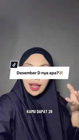 Desember D nya apa? #vinity #personalbranding 
