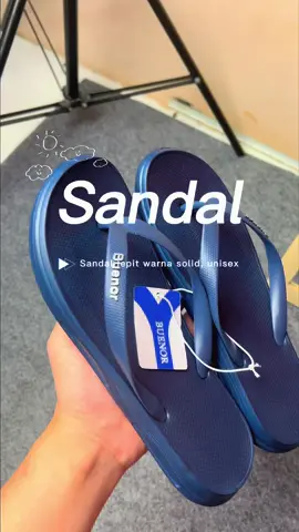 Sandal jepit warna solid, unisex#promomakanharian #sandal #mode #sandalwanita #pria 
