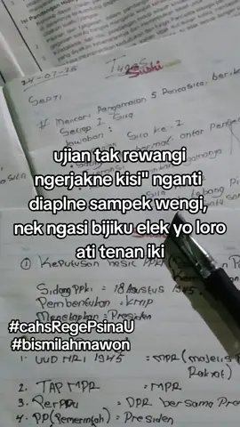 🥱🥱  #ujiansekolah #4upage #katakata #sbminggato 