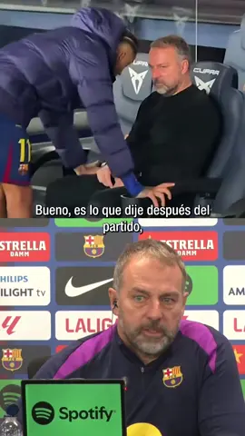 ❗ Flick considera que el Barça debe subir el nivel y así lo ha expresado en rueda de prensa: 🗣️ 
