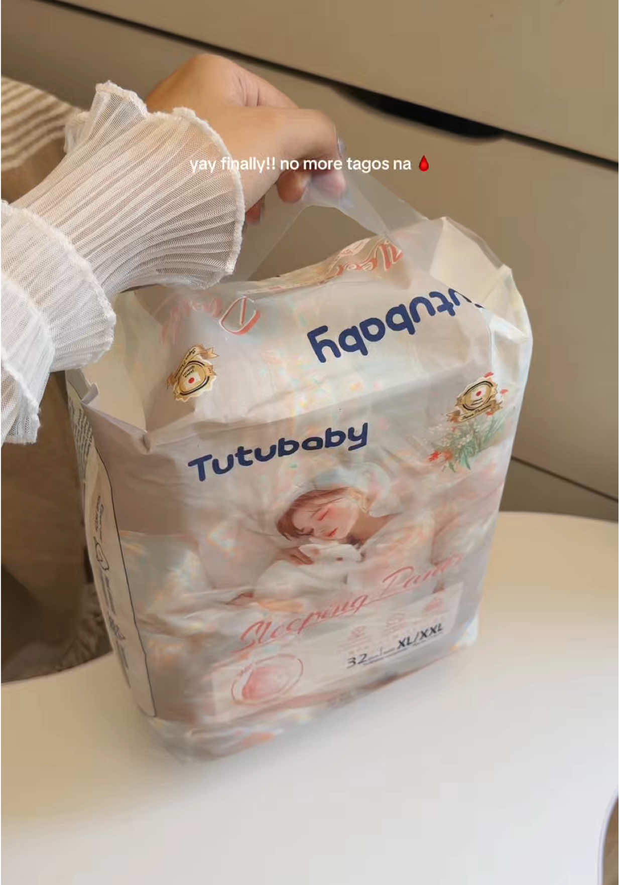 no more tagos kahit pa mag tumbling tumbling! 😜 #menstrualpants #diaperpants #pantydiaper 