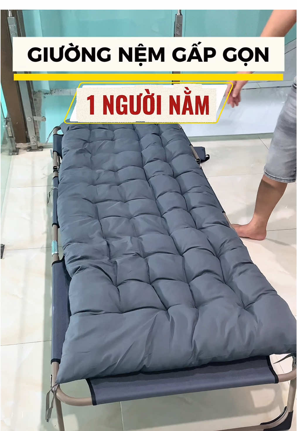 GIƯỜNG NỆM ( KÈM THEO ) có thể sử dụng ở nhà hoặc văn phòng.#giuongngudep #giuongngu #giuonggapgon  @Shop Liễu Liễu  @Shop Liễu Liễu  @Shop Liễu Liễu 