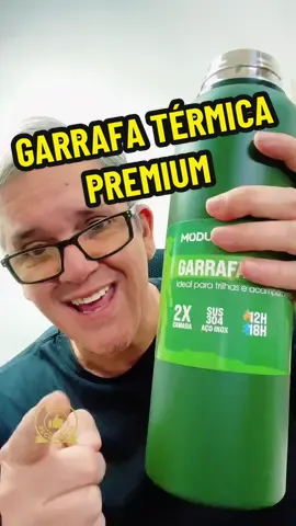 Garrafa térmica premium da marca Modus, o Rossi recomenda! #achadinhos #tiktokshop #rossirecomenda #garrafamodus 