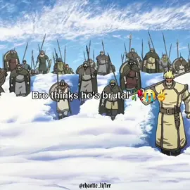 the way he throws Thorffin on the ground 😭 #vinlandsaga #thorkell #edit #thorfinn 