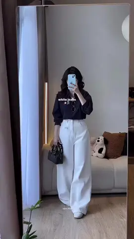 #fyp #foryou #foryoupage #whitejeans #jeans #pants 