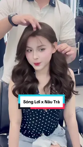 ✨ UỐN SÓNG LƠI + NÂU TRÀ LẠNH – NHÌN LÀ MÊ, LÀM LÀ ĐẸP! ✨ #winnhairsalon #xuhuong #viral #uontocdep #MauTocDep 