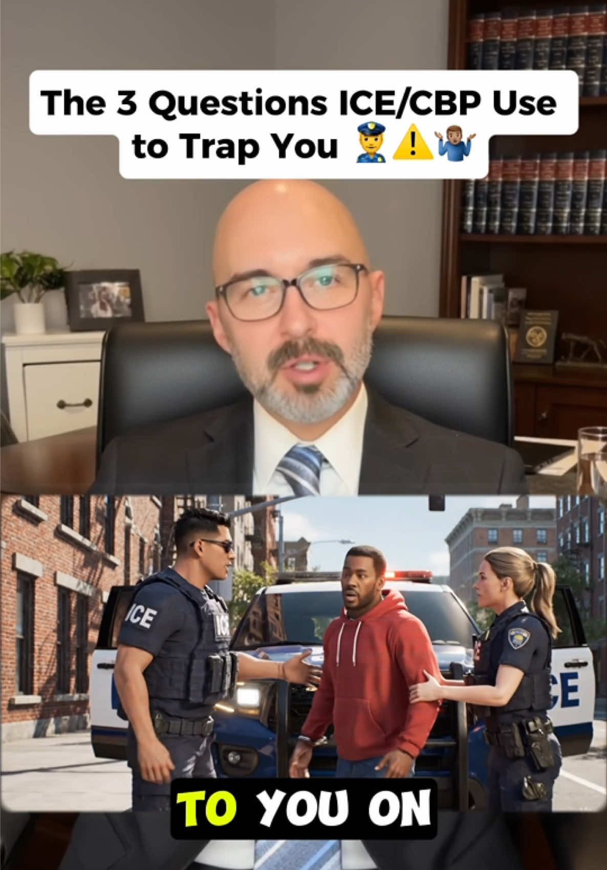 3 Questions ICE Uses to Trap You#ImmigrationNews #ICE #KnowYourRights #USImmigration #ImmigrantRights