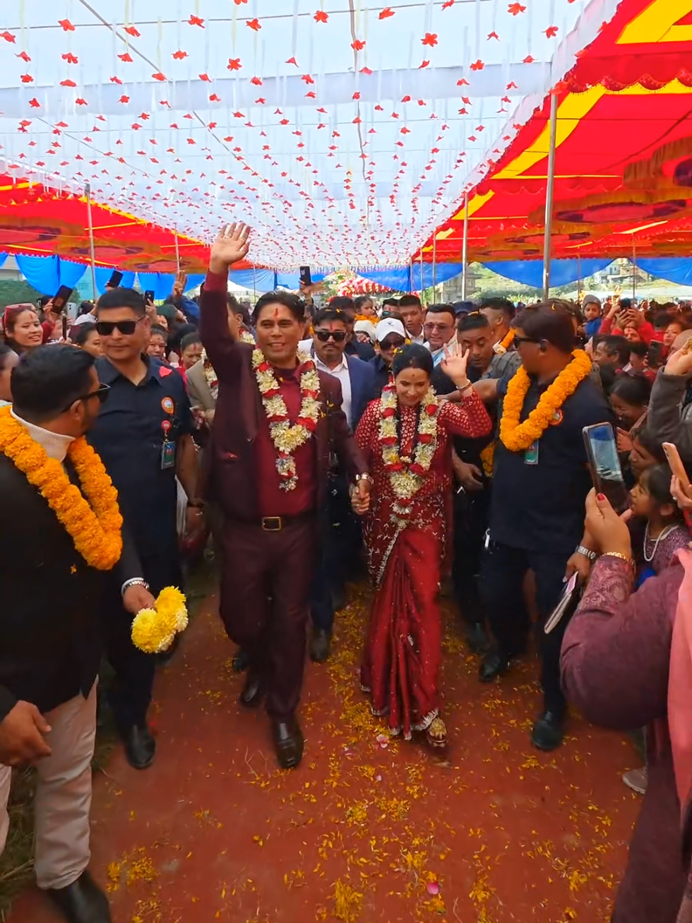 Ishowr Ko Rajyama  Bhabya Swagat Sir Mam hjur 🥰❤️#prakashdeepgaire #sachchaikendranepal #sachainepal #sachai #sushilakattelgaire 