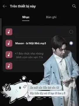+ 1 chuông báo thức nhẹ nhàng iu thương=))) #luniiᥫ᭡ #MASONNGUYEN #ATSH #FYP #Rapperrangtho @TikTok @TikTok Vietnam 