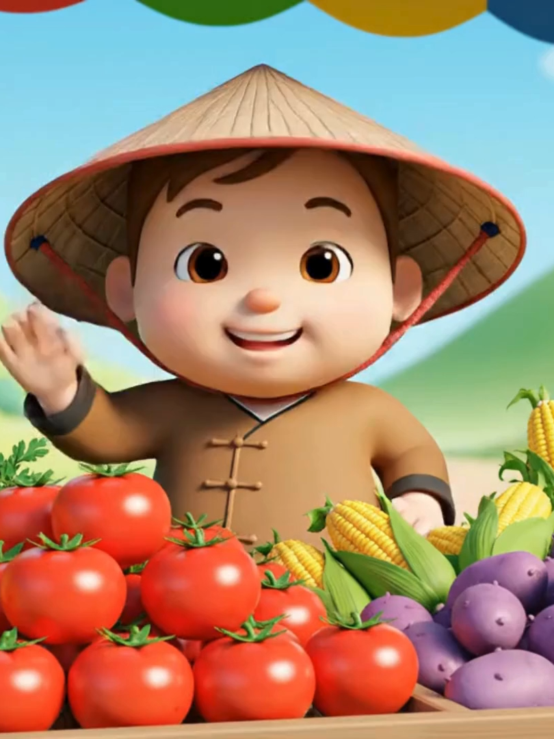 Khám phá gian hàng bác nông dân cute nào#hathanhduc #trochoimamnonvuinhon #mamnonsangtao #giaoanmamnon #videoai