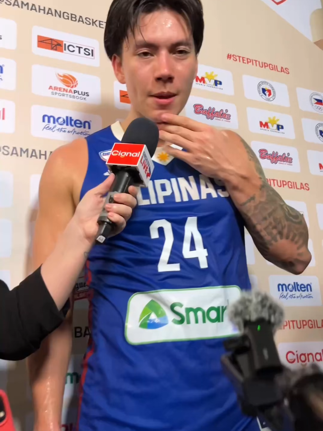 Dwight Ramos applauds Gilas Pilipinas' balanced attack Dwight Ramos says he is proud to be part of a balanced scoring team like Gilas Pilipinas after their 95-71 home win over Guam in the FIBA World Cup Asian Qualifiers. Ramos finishes with 19 points, 7 rebounds, and 2 steals as part of four Philippines players in double-digit scoring. | via Delfin Dioquino/Rappler