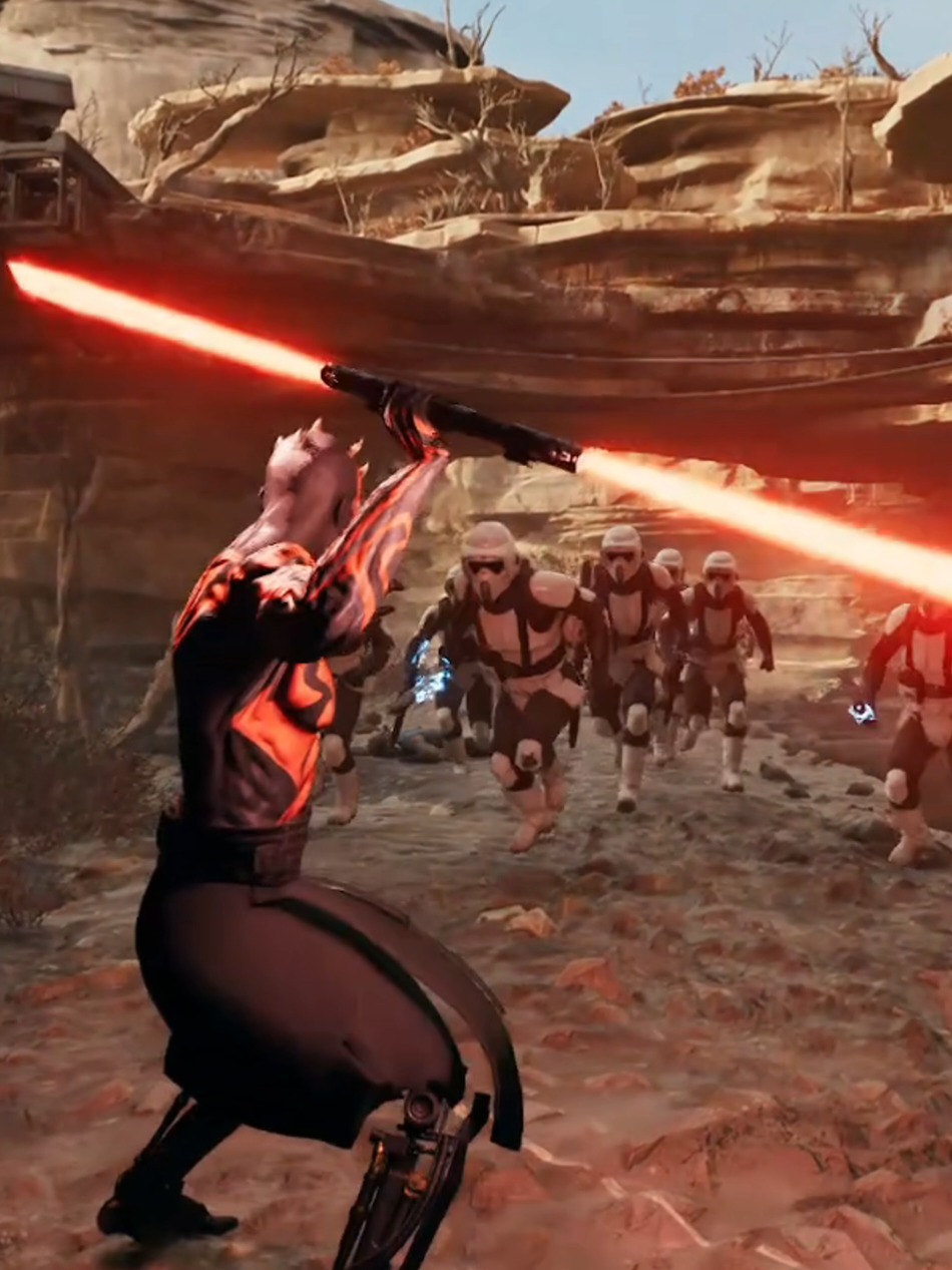 This game looks so brutal. 👍 #starwars #lightsaber #shorts #trending #videogames 