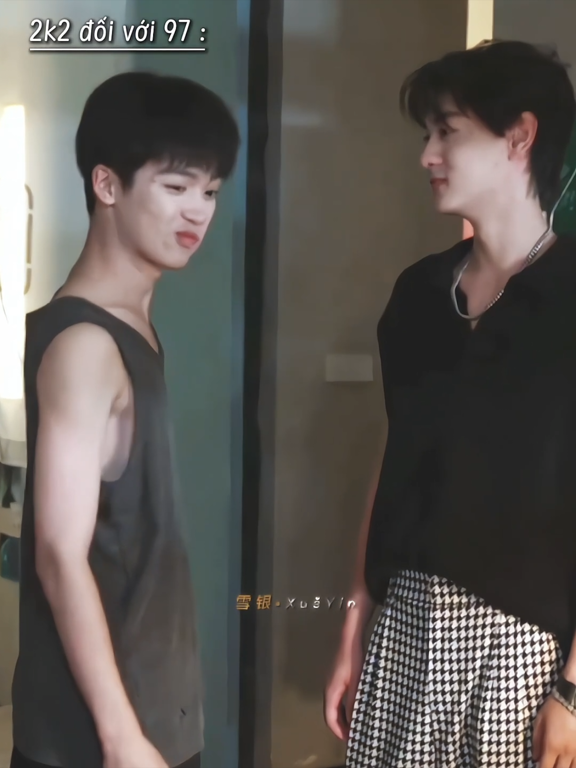 tuổi tác thì nhỏ hơn nhưng vai vế tron gia đình thì lớn hơn =)))#tianxuning #ziyu #revengedlove #nghịchái 