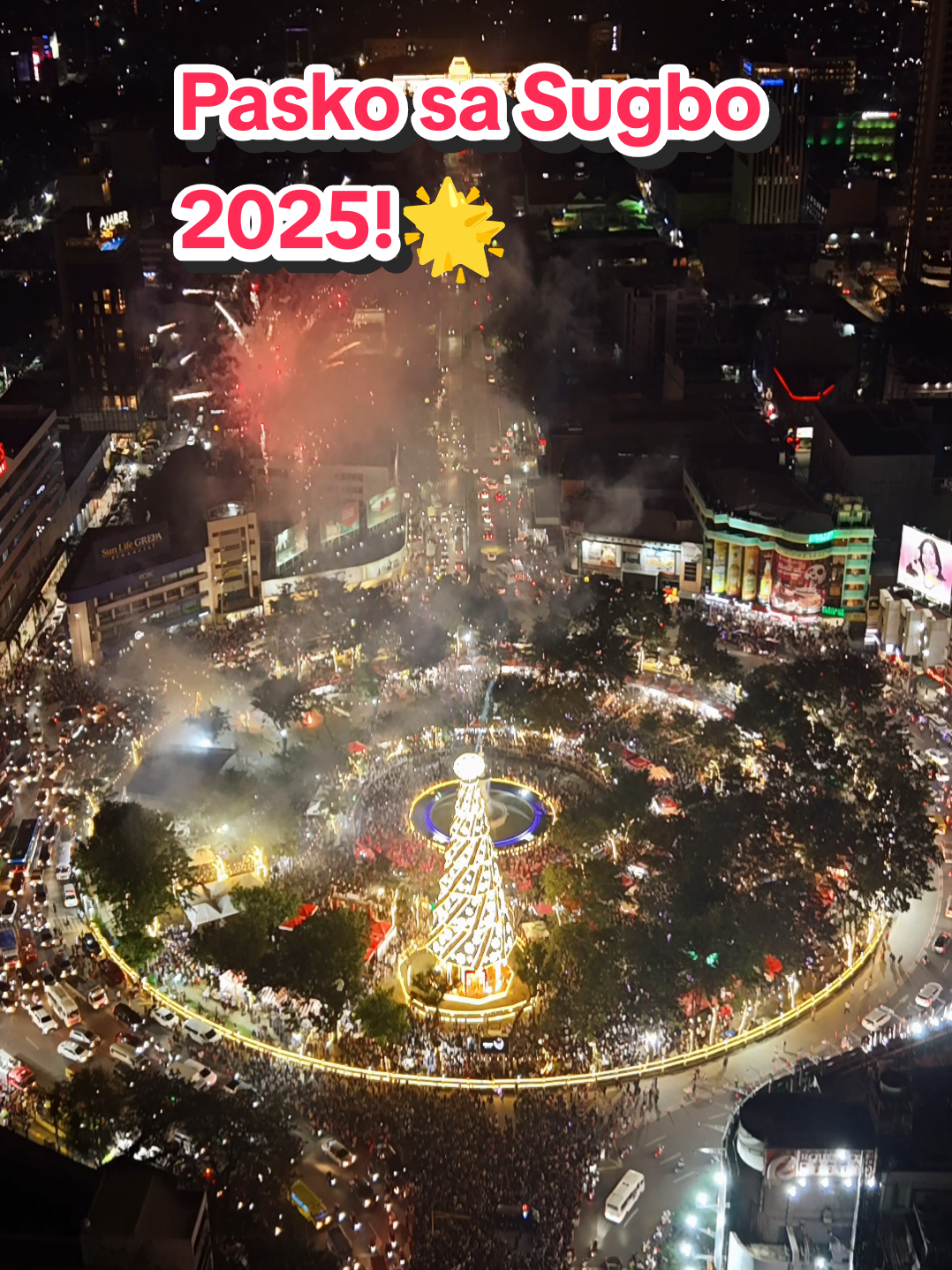 Pasko na gyud sa Sugbo 2025! Opisyal ng gipahayagan ang giant ML Tree of Hope! ❤️  #MLTreeOfHope #Cebu #ForYou 