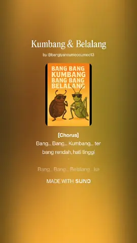 Tidak perlu menjadi besar untuk jadi hebat, tidak perlu banyak bicara untuk menunjukkan siapa diri kita Judul • Kumbang & Belalang Lirik Oleh • Bang Yan Vocal & Melody • Suno Ai #ReggaeNusantara  #ReggaeMelayu  #SlowReggae  #ReggaePuitis  #MusicWithMessage  @𝓪𝓶𝓲 𝓵𝓪𝓽𝓽𝓮 