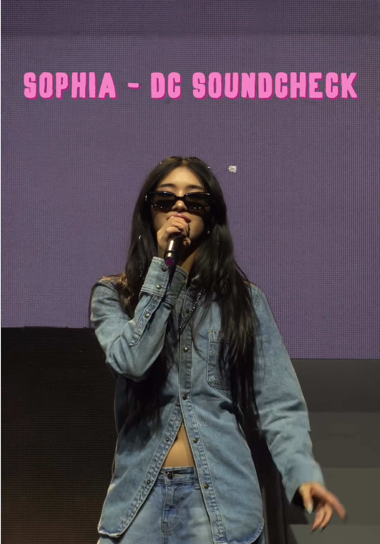 Princess @sophia laforteza - DC SOUNDCHECK 💖 #sophia #sophialaforteza #katseye #beautifulchaostour #soundcheck 