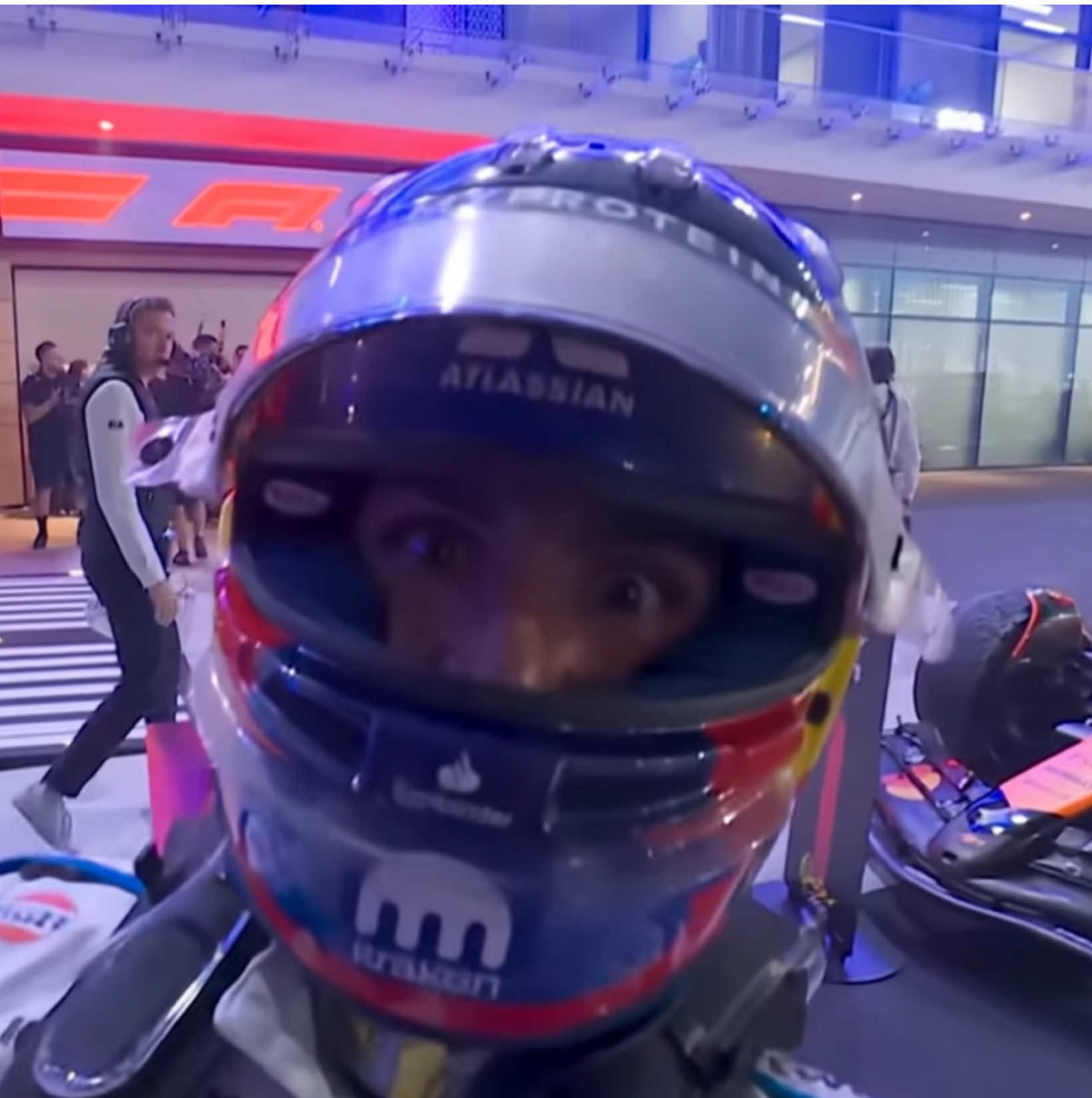 حماسس 💙💙#carlossainz #عبدالمجيدعبدالله #اكسبلور #f1 