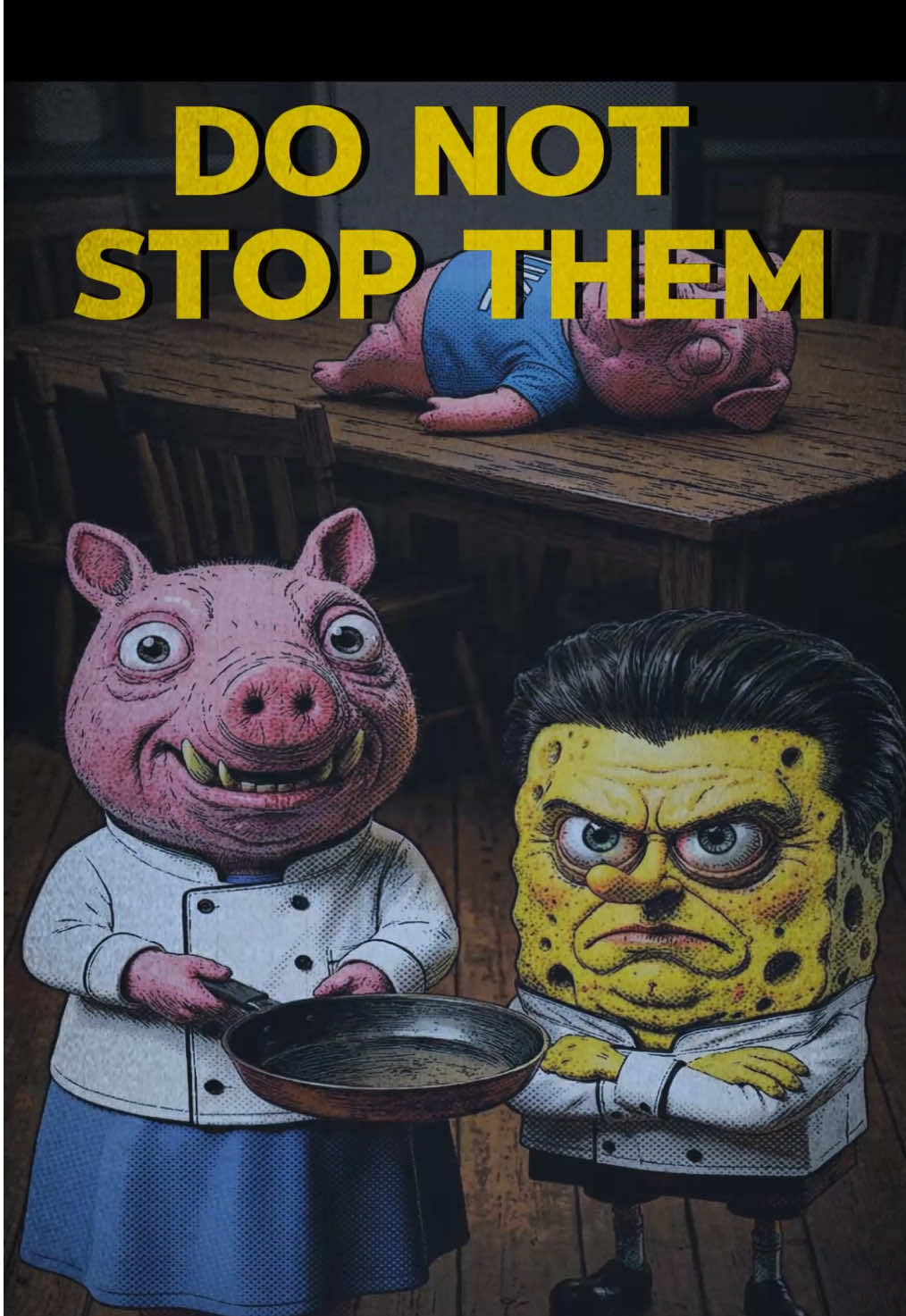 NEVER EVER try peppa’s cooking #Creepypasta #ScaryStories #horrortok #spongebob #weirdcore 