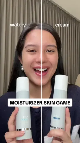 jadi kalian tim mana nih? watery atau cream moisturizernya skin game?👀💗 #skingame #moisturizer   