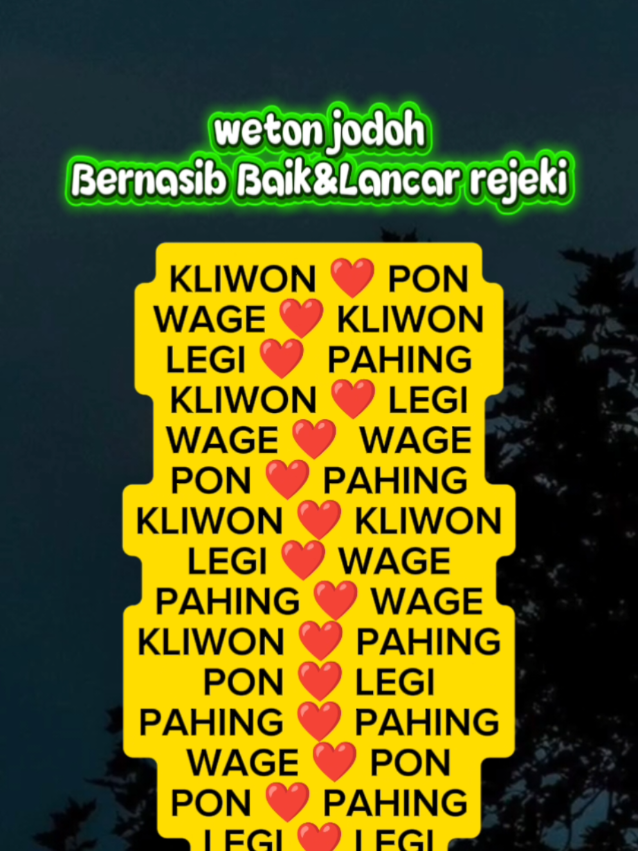 jodoh pembawa rezeki#wetonjawa #fypfiralシ #jodoh 