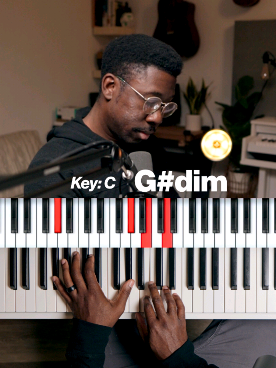 Add some color to your progressions with diminished passing chords. Which one was your favorite? #music #piano #keyboard #pianolesson 