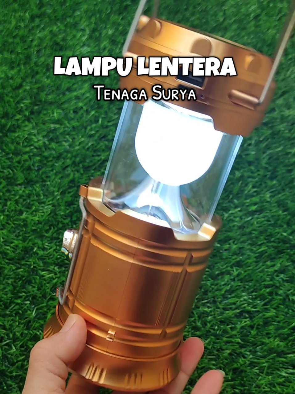 Lampu Lentera Tenaga Surya Super Terang USB Isi Ulang Lampu Camping Tenda Outdoor Lampu Gantung #Lampucamping #lampuemergency #lampulenteragantung #lamputenagasurya  #sipalingaffiliate 