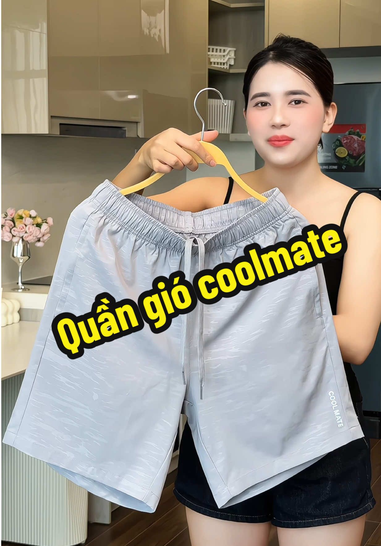 Quần short gió coolmate#kieugialinh #quanshortnam #quangio #coolmate 