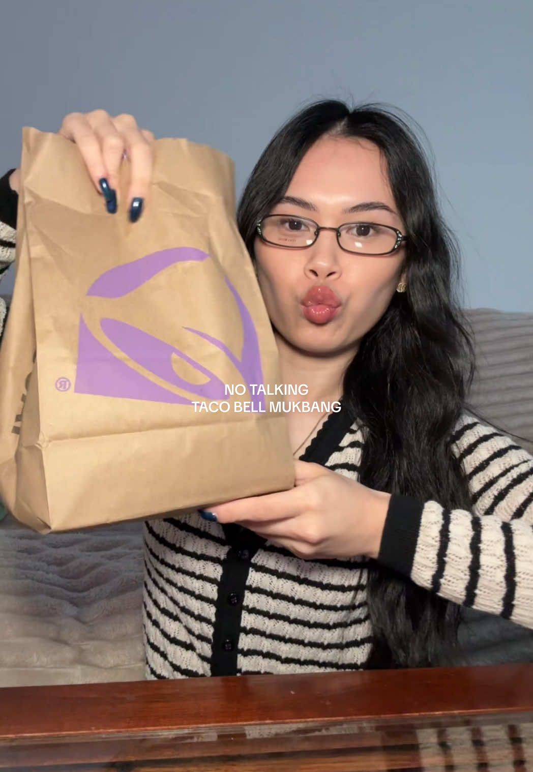 was sick of leftovers so i had to get @tacobell yesterday 😭 #tacobell #tacobellmukbang #mukbang #mukbangeatingshow #Foodie 