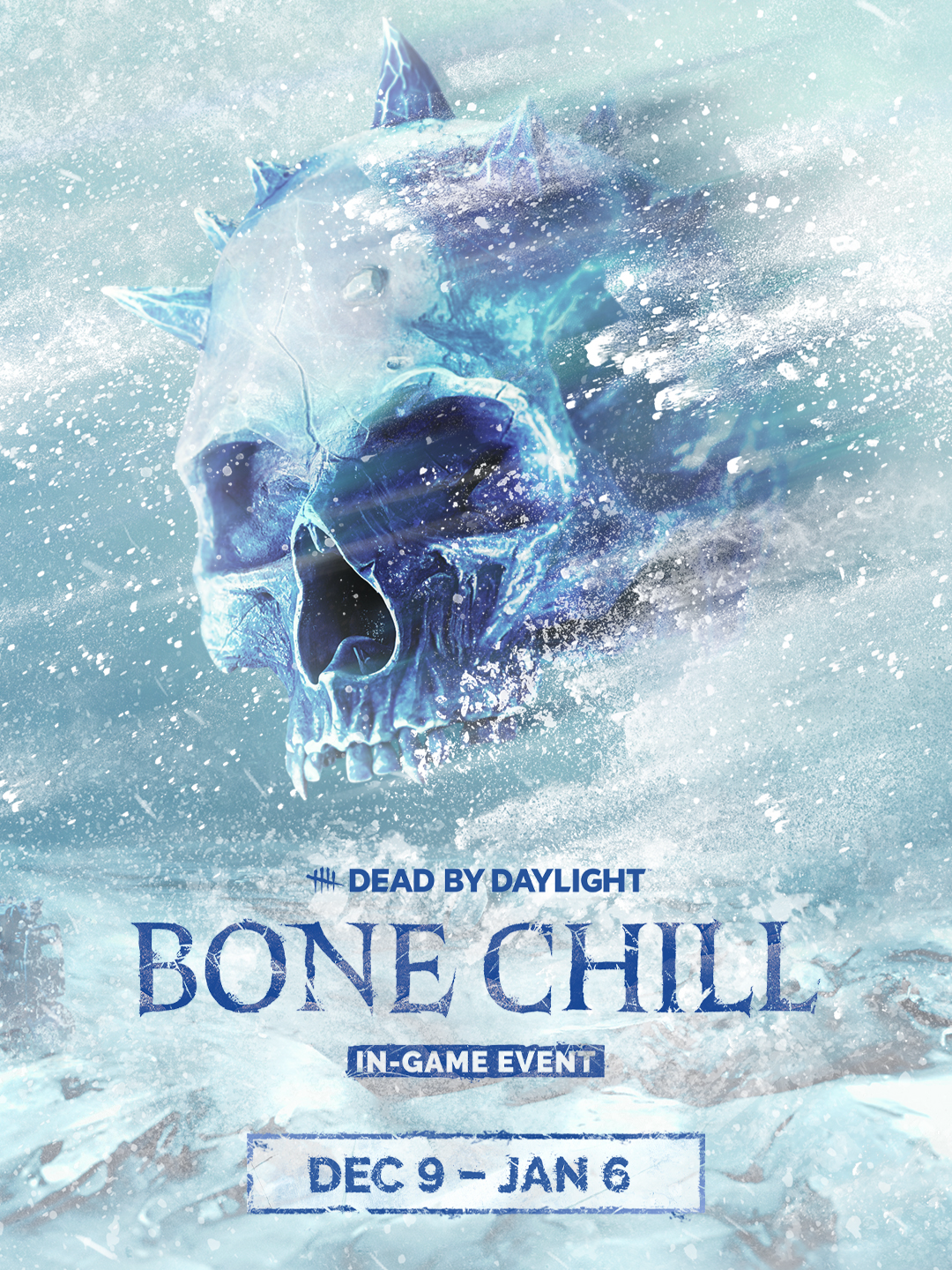 Winter’s cruel cold may sting, but in that cold are gifts we bring. Should you meet a snowy friend, know that it will spell your end. Dead by Daylight’s Bone Chill Event is back on December 9, bringing another year of Snowmen, high-stakes Snowskull fights, and plenty of unlockable gifts to go around. #deadbydaylight #dbd