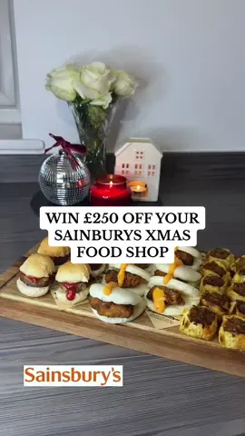 Want to win £250 off your @Sainsbury’s Christmas food shop?! Then listen up. Sainburys festive hub is now here, which gives you the chance to access to ‘Taste the Difference’ recipes, foodie tips, creator content! 🎄🎅🏼 what more could you want? I loved the mini burgers in this collection! So easy to make 🍔 AD #sainsburys #fyp #christmasfood #christmashosting #foodshopping 18+ only. Open to UK residents. Offer runs 01/12/2025 – 14/12/2025. One entry per person. There is x1 prize of a £250 Sainsbury’s e-gift card. To enter complete the form [in the Sainsbury’s Festive Hub] with your details and click “Submit”. Subject to availability. Full T&Cs apply, see Sainsburys.co.uk/gol-ui/features/tiktokcompetition. Promoters: Sainsbury’s Supermarkets Ltd, 33 Charterhouse St, London EC1M 6HA and [TikTok Information Technologies UK Limited], Kaleidoscope, 4 Lindsey Street, London EC1A 9HP.