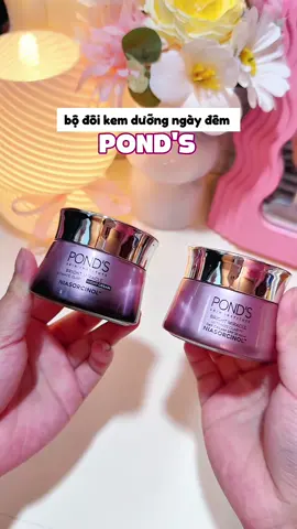 Combo kem dưỡng sáng da ngày đêm POND'Sdùng siu thích luôn mấy bà ui còn thơm nữa ✨#hoptaccungunilever #PONSD #combokemduongtrangda #lamdep #xuhuongtiktok 