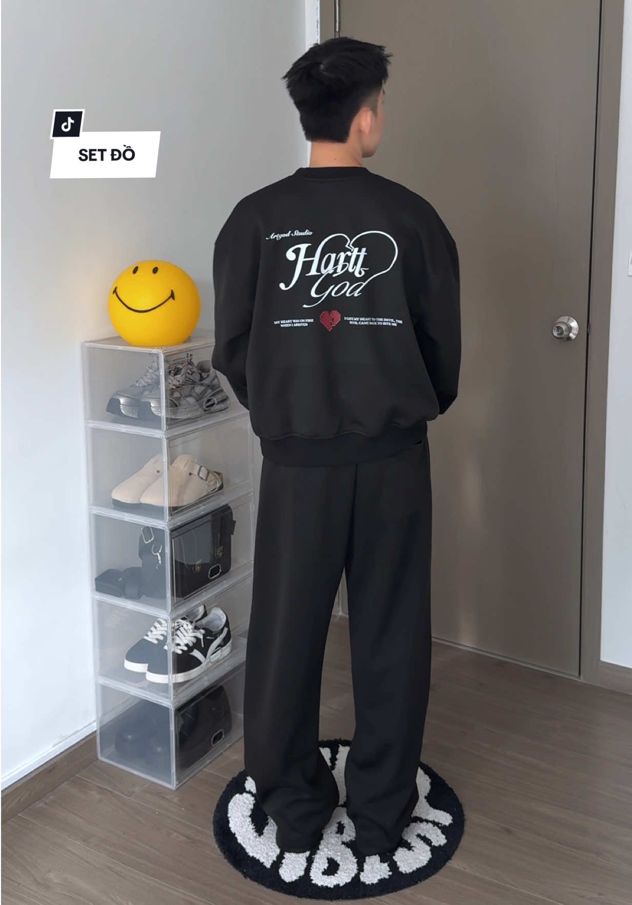 Set quần áo sweater boxy nam nữ #goclamdep #outfit #setquanao #sweater #iamloc1108 