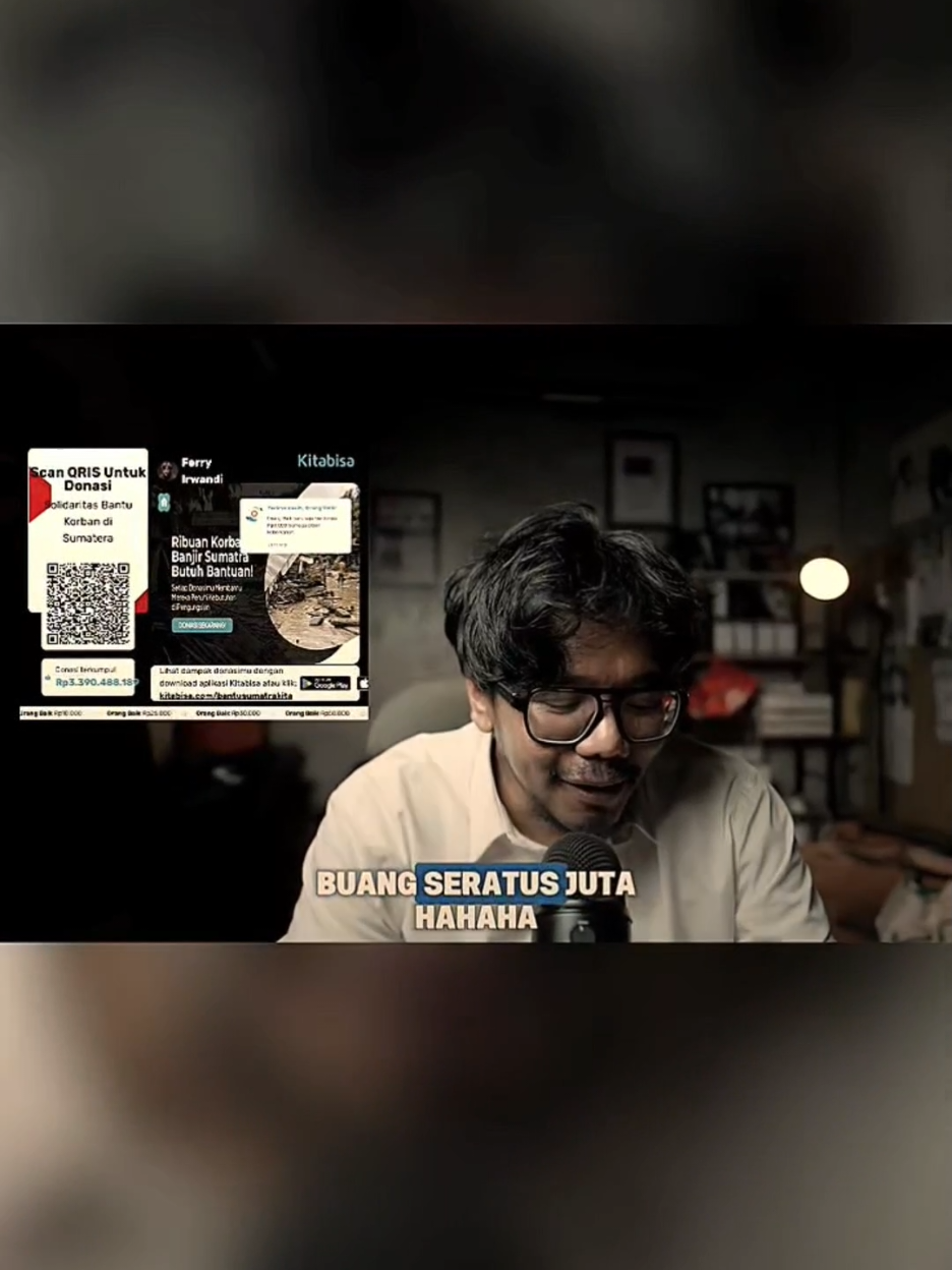 Timothy Ronald donasi untuk korban banjir 🔥 #prayforsumatra #banjir #donasi #timothyronald #ferryirwandi @Ferry Irwandi 