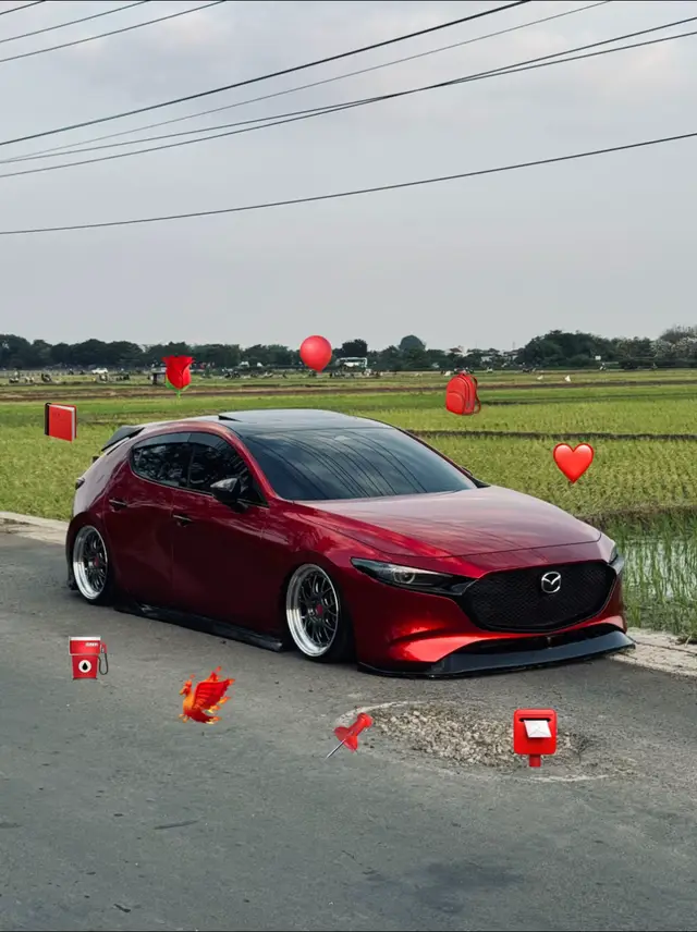 setelan kedip 😉 #mazda3hatchback 