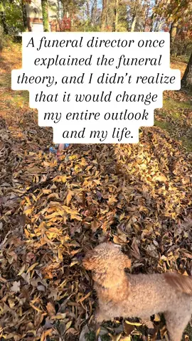 Have you heard of the funeral theory? I read it oncefand it's lived rent free in my mind ever since..  At the average funeral, only ten people cry. Ten. That’s it. You spend your whole life pushing, striving, breaking your heart open for people, holding it all together… and in the end, only ten people are emotionally impacted enough to cry. And it gets worse. The number one factor that decides how many people go on to your burial? The weather. If it’s raining, half won’t bother. That wrecked me when I first read it. But it also freed me. If so few people will care that deeply at the end, why are we so obsessed with what everyone thinks while we’re living? Why do we build lives around keeping others comfortable when they wouldn’t even bring an umbrella to our burial? This is your reminder: You are allowed to want more. You are allowed to do what makes you happy. You are allowed to build a life that pays you and fulfills you. Even if your path looks nothing like what you thought it would. Even if it doesn’t make sense to the people around you. You don’t have to be the person who sticks to the plan out of guilt or fear. You’re allowed to pivot. Shake it up. Change the story. Nobody is getting out of here alive anyway.