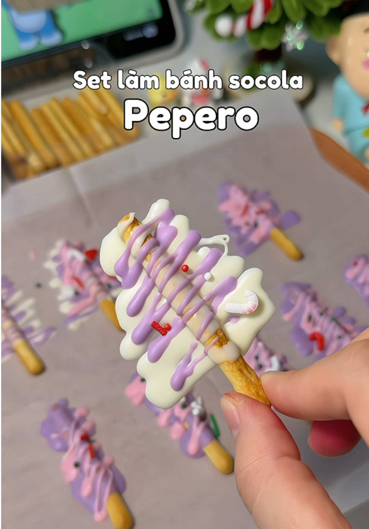 Set Pepero bánh Quy que #noel #giangsinh #christmas #giangsinh2025 #pepero 