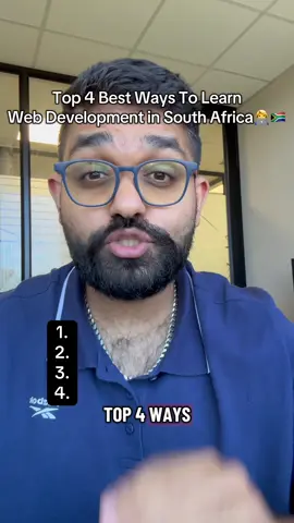 These are the 4 best paths to becoming a web developer in SA - from free to fast to formal Let me know your thoughts.  #webdevelopment #southafrica #university #college #jobs