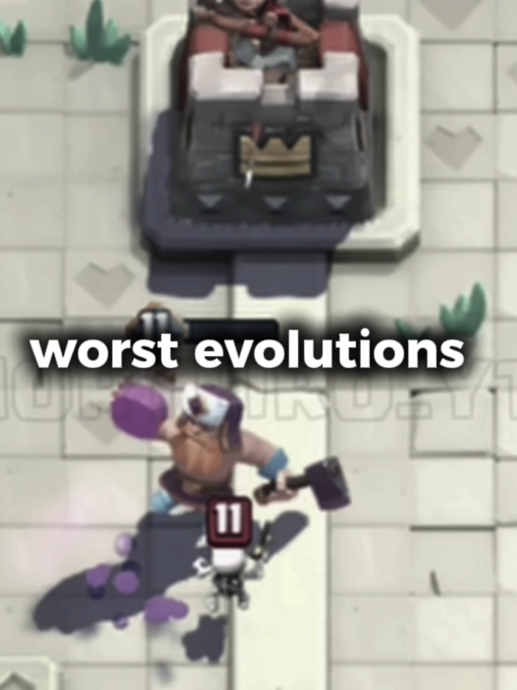 Worst evolutions in Clash Royale pt1  #clashroyale #clashroyalememes #evolutionchallenge #clashroyalemoments #fly 