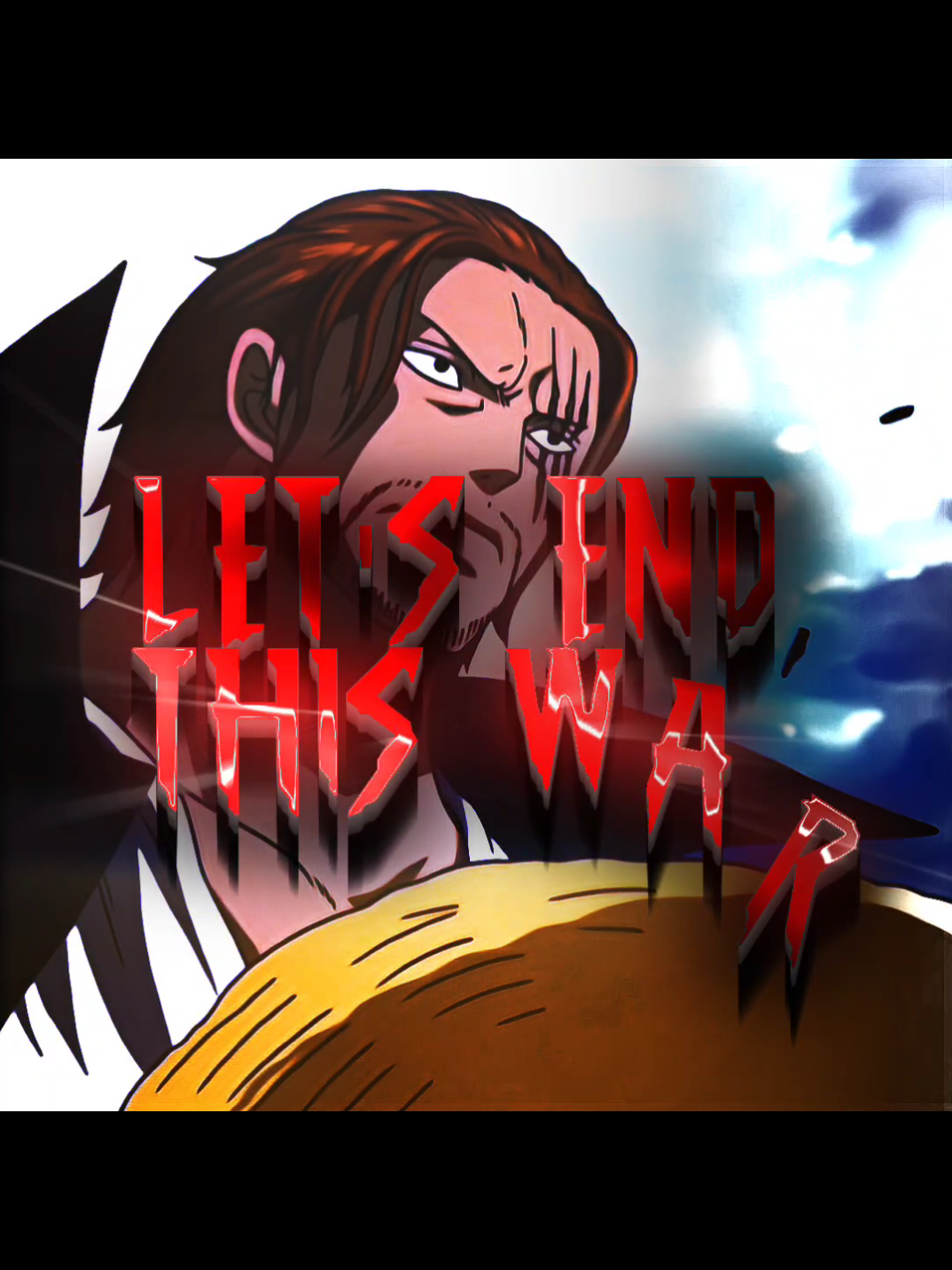 BRO JUST STOPPED A WAR JUST BY EXISTING 🗣️💥 #shanks #shanksedit #onepieceprotest #onepiece #onepiceedit 