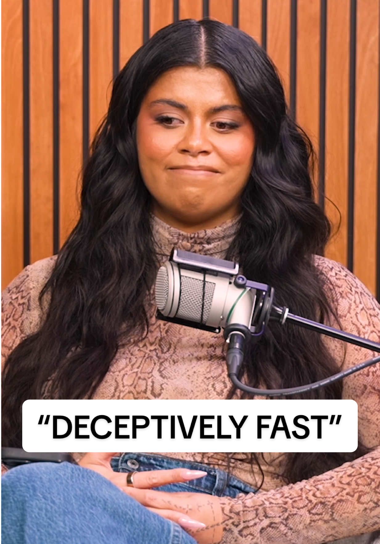 “Deceptively Fast” is insane 😭 @Drew Afualo @Cat Cohen #studentathlete #Running #comedian #thecommentsection 