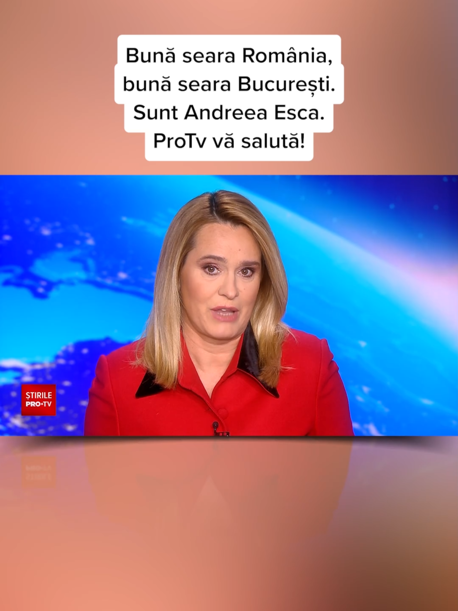 „Om cu om, dor cu dor, poveste cu poveste, mai ușor, sau mai lent, ne-am schimbat cu toții. Putem să spunem ce credem! Fără să ne temem! Putem să îndrăznim, nu doar să visăm!” #protv #protvromania #stirileprotv #andreeaesca