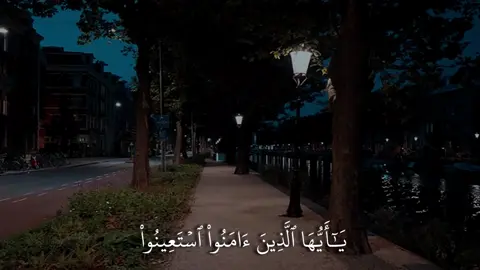 ﴿يا أَيُّهَا الَّذينَ آمَنُوا استَعينوا بِالصَّبرِ وَالصَّلاةِ﴾ [البقرة: ١٥٣]#ياسر_الدوسري #سورة_البقرة #اكتب_شي_توجر_عليه 