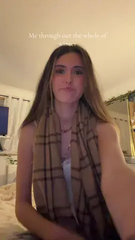 #fyp #brunette #08 #scarf #relatable 