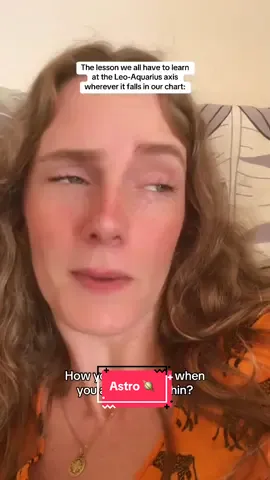 Astro 🪐 this axis is all about self love and selflessness: you need to achieve the first to get to the latter. #leo #aquarius #marianasuter 