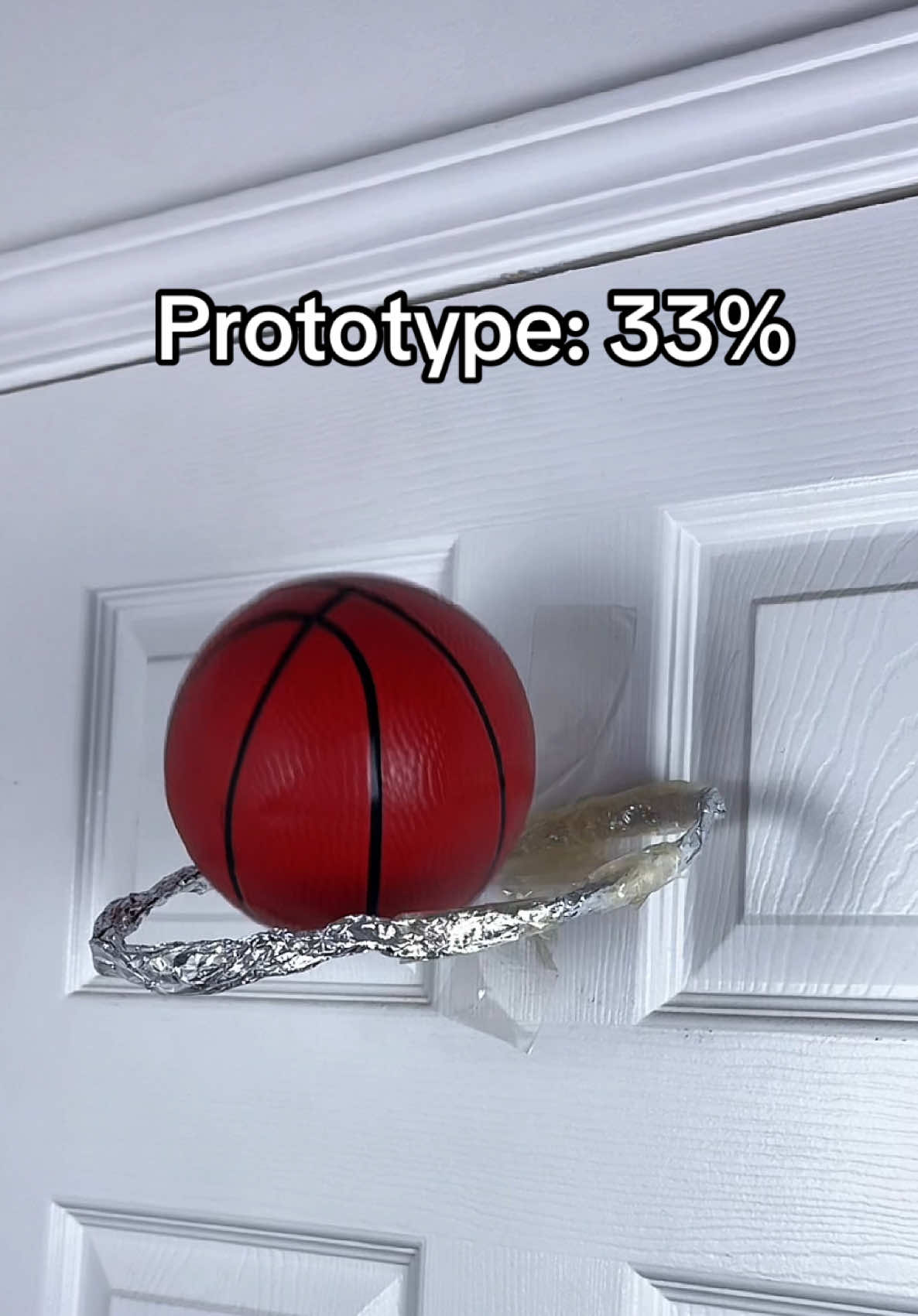 This mini hoop is perfect for you if you like basketball 🏀 #basketball #minihoop #NBA #basketballtiktok 