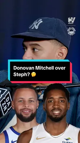 Donovan Mitchell over Steph? 🤔 @New York Minute Pod 🗽  #basketball #basketballtiktok #NBA #stephcurry #donovanmitchell 