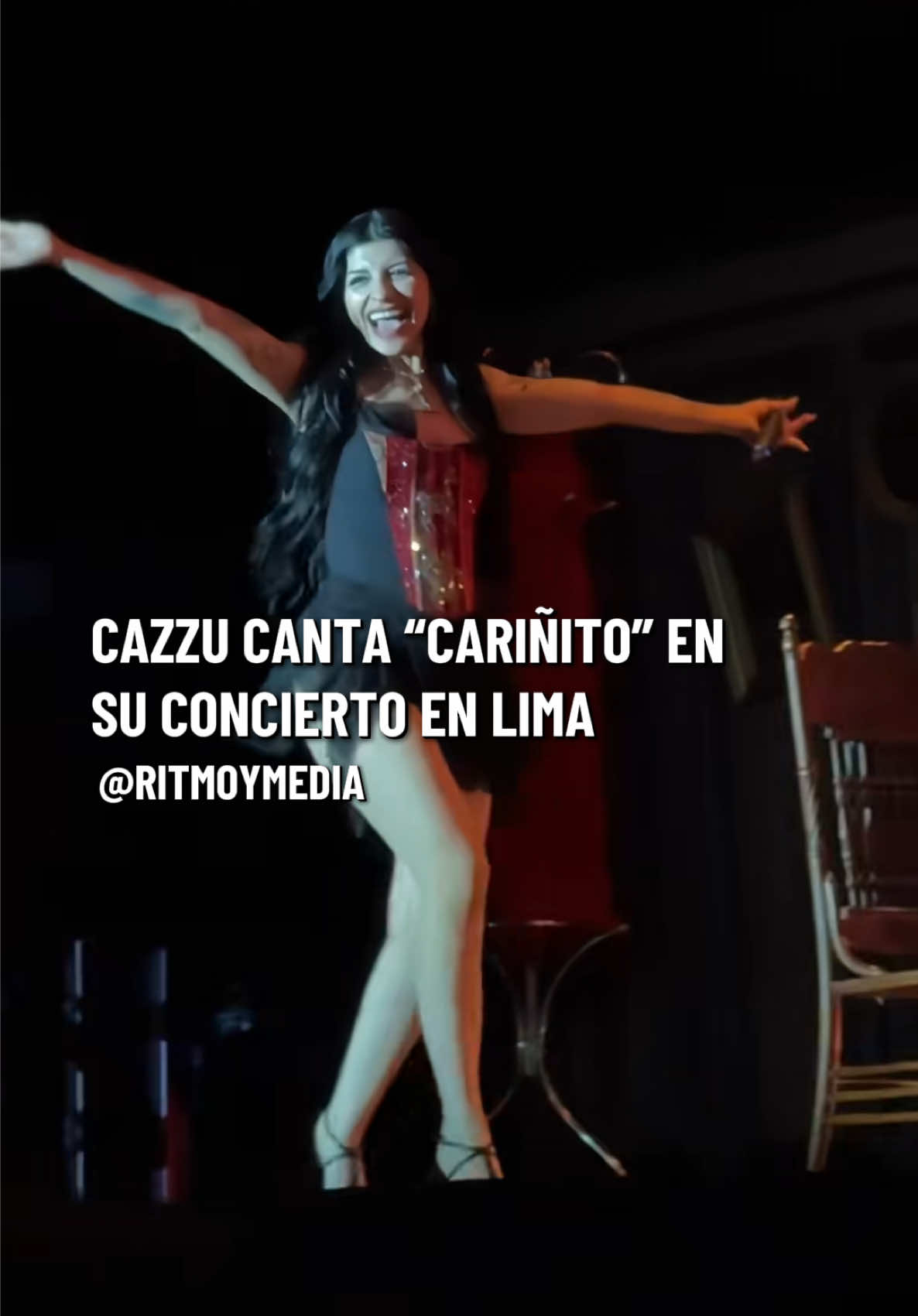 CAZZU CANTA CARIÑITO 🇵🇪❤️ #cazzu #carinito #peru #lima #concierto 