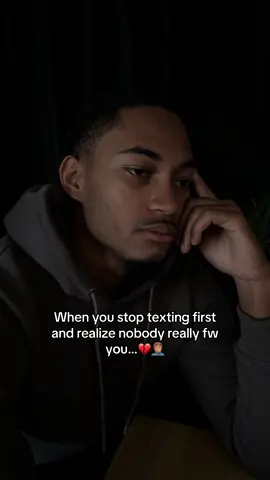Don’t text first for a while and see what happens 🤷🏽‍♂️💔 #viral #relatable #relationships #real 